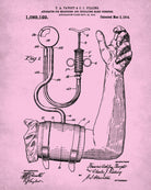 Blood Pressure Monitor Medical Patent Print Nursing poster - OnTrendAndFab