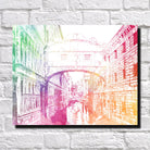 Bridge of Sighs City Skyline Print Landscape Poster Feature Wall Art