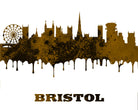 Bristol Print City Skyline Wall Art Poster England - OnTrendAndFab