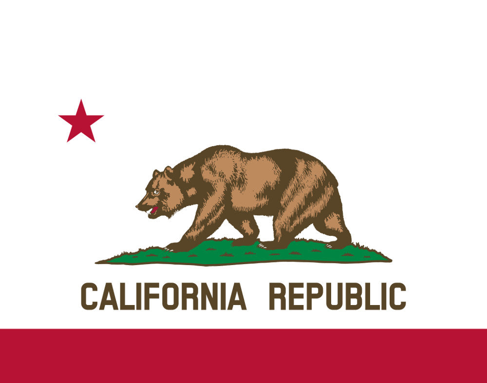 California State Flag Print