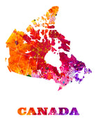 Canada Map Print Outline Wall Map of Canada