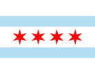 Chicago Illinois City Flag Print