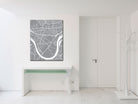 Chiswick London City Street Map Print Feature Wall Art Poster