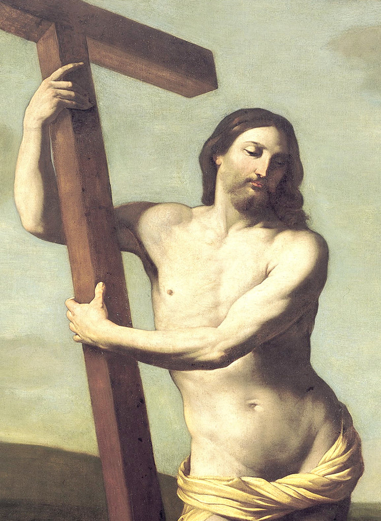Guido Reni Fine Art Figure Print : Christ with Cross