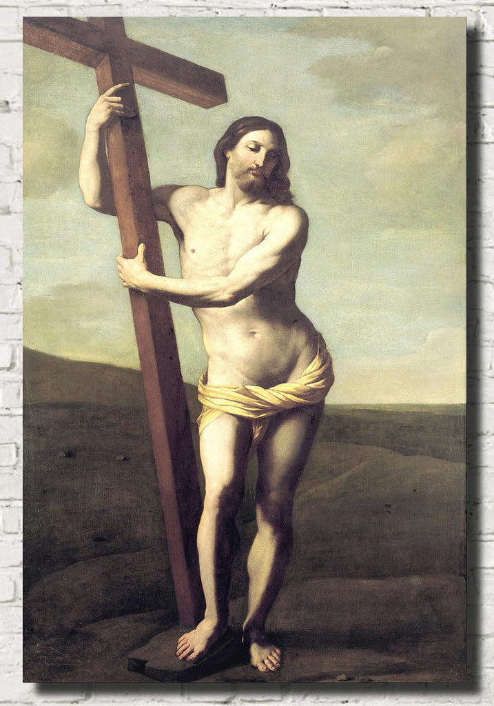 Guido Reni Fine Art Figure Print : Christ with Cross