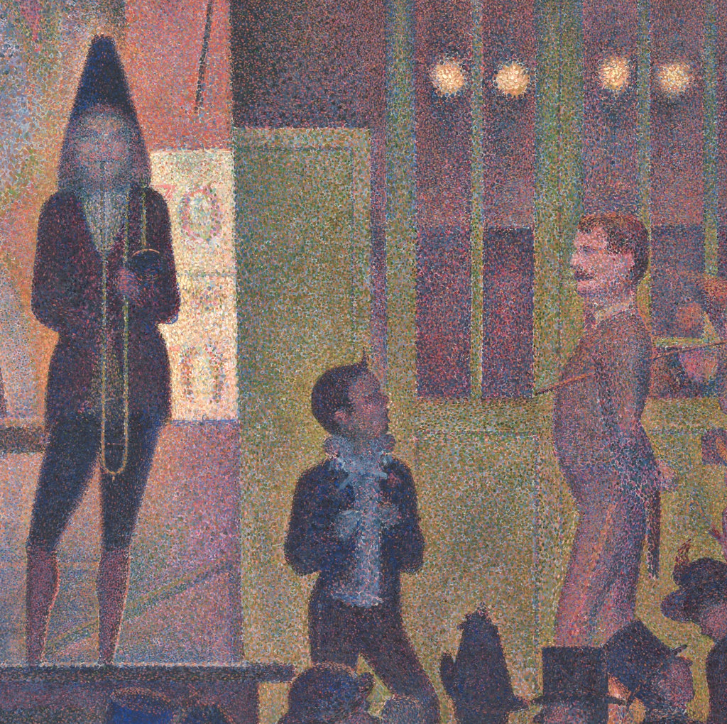 Georges Seurat Print : Circus Sideshow