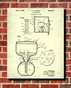 Coffee Brewing Patent Print Cafe Blueprint Kitchen Poster - OnTrendAndFab