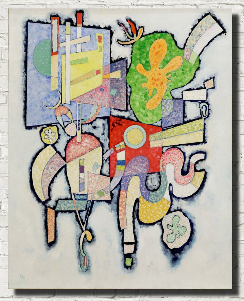Wassily Kandinsky Abstract Fine Art Print, Complex-Simple