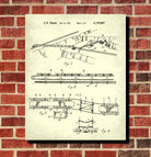 Mining Belt Conveyor Patent Print Gold Rush Poster