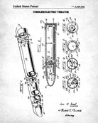 Cordless Electric Vibrator Patent Print
