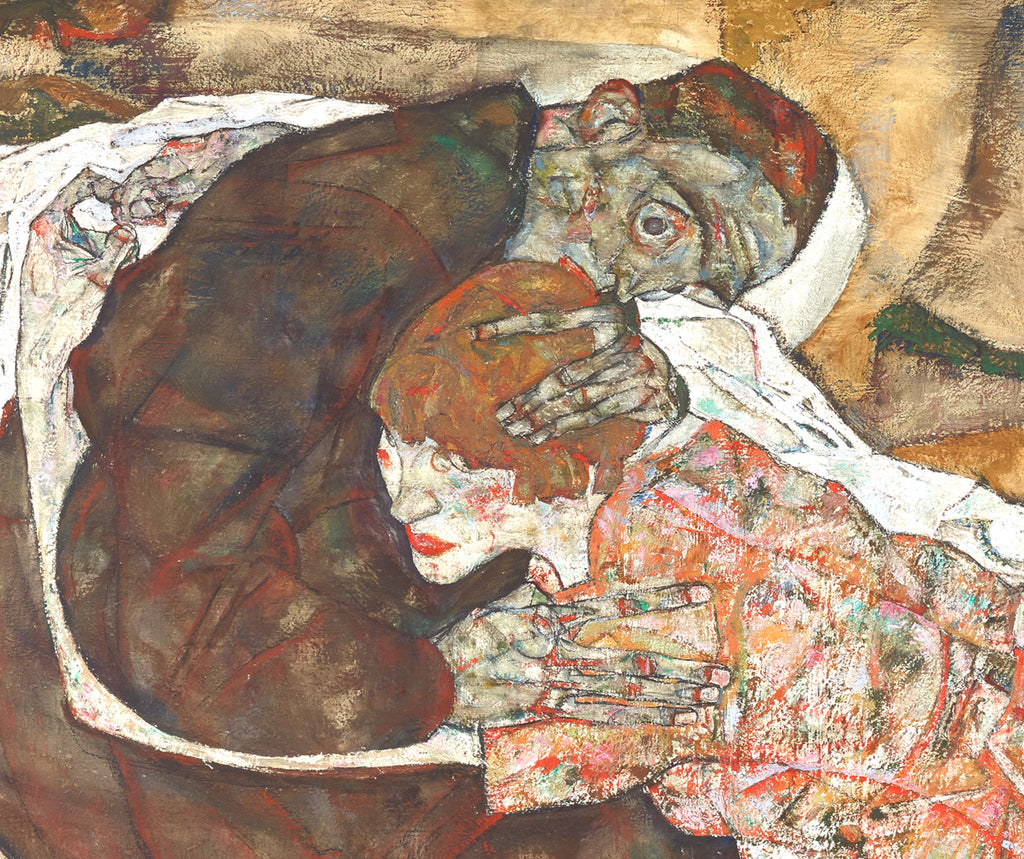 Egon Schiele Fine Art Print, Death and the Maiden