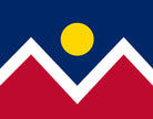 Denver Colorado City Flag Print