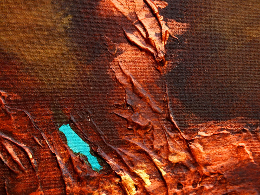 Original Painting James Lucas, Mineral Deposits Abstract