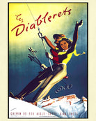 Les Diablerets Switzerland Print Vintage Travel Poster Art - OnTrendAndFab