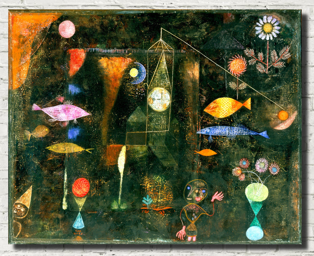 Paul Klee Fine Art Print, Fish Magic