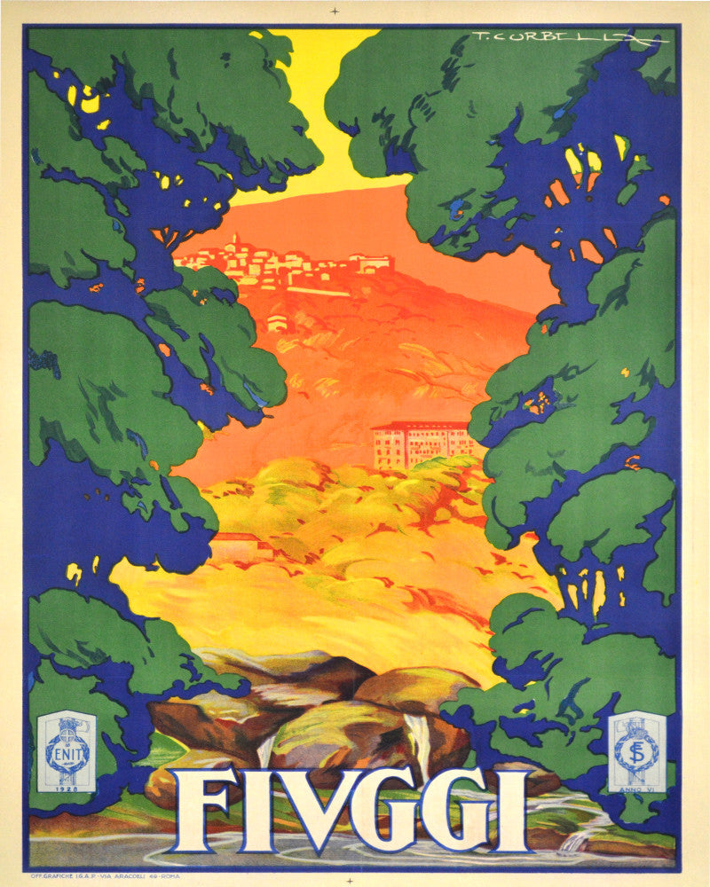 Fiuggi Italy poster
