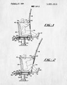 Game Fishing Chair Angling Patent Print Angler Gift