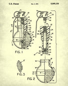 Gas Grenade Patent Print Law Enforcement Wall Art Poster