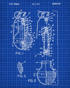 Gas Grenade Patent Print Law Enforcement Wall Art Poster