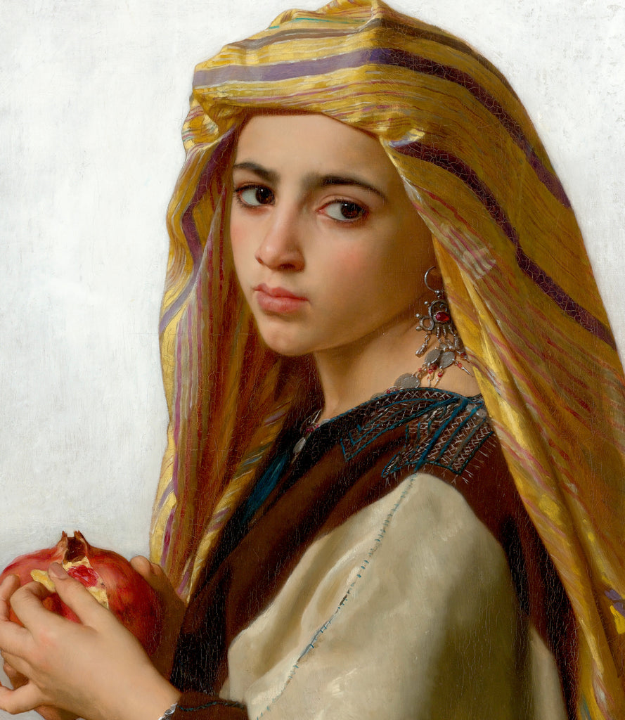 William-Adolphe Bouguereau, Fine Art Print : Girl With Pomegranate