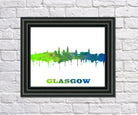 Glasgow City Skyline Print Wall Art Poster Scotland - OnTrendAndFab