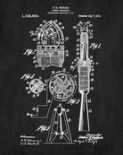 Goddard Rocket Patent Print Astronaut Blueprint Spaceship Poster - OnTrendAndFab