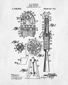 Goddard Rocket Patent Print Astronaut Blueprint Spaceship Poster - OnTrendAndFab