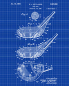 Golf Club Patent Print Golfer Wall Art Golfing Poster