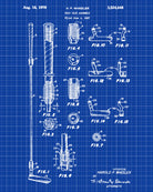 Golf Club Patent Print Golfer Wall Art Golfing Poster