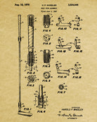 Golf Club Patent Print Golfer Wall Art Golfing Poster