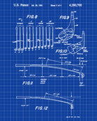 Golf Club Patent Print Golfer Wall Art Golfing Poster