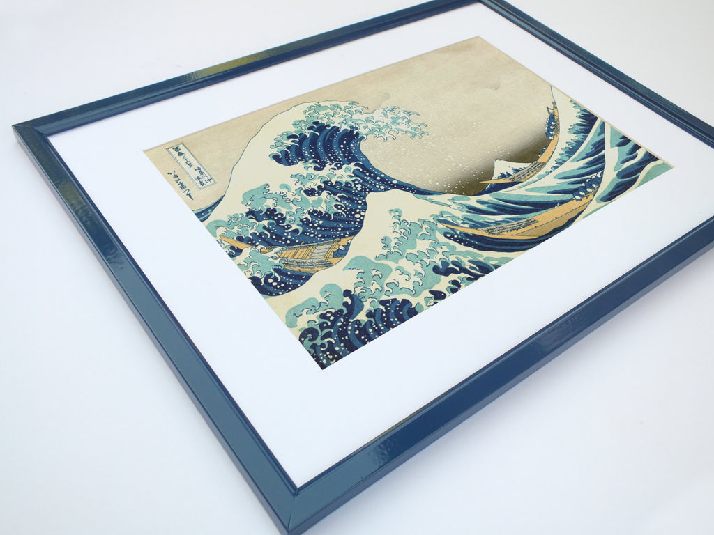 36 Views of Mount Fuji, Great Wave off Kanagawa, Katsushika Hokusai, Japanese Print
