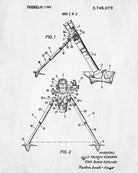 Grenade Launcher Patent Print Weapons Blueprint Military Poster - OnTrendAndFab