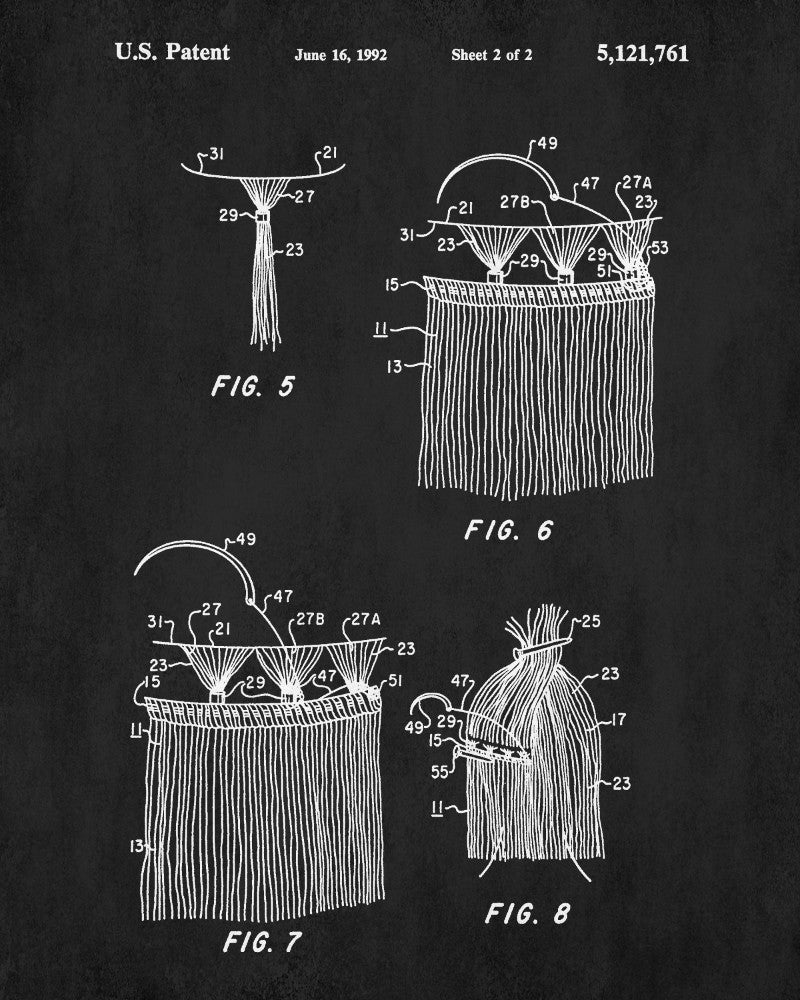 Hair Extensions Patent Print Salon Poster Hairdressing Blueprint - OnTrendAndFab