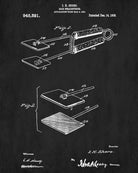 Hair Straighteners Patent Print Salon Poster Hairdressing Blueprint - OnTrendAndFab