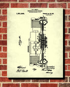 Harley Davidson Motorcycle Design Patent Print Biker Poster - OnTrendAndFab