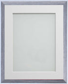 Two-tone Painted Wooden Frames For Prints, Blue - Landscape and Portrait Formats