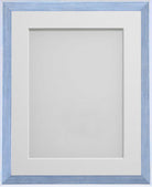 Two-tone Painted Wooden Frames For Prints, Blue - Landscape and Portrait Formats