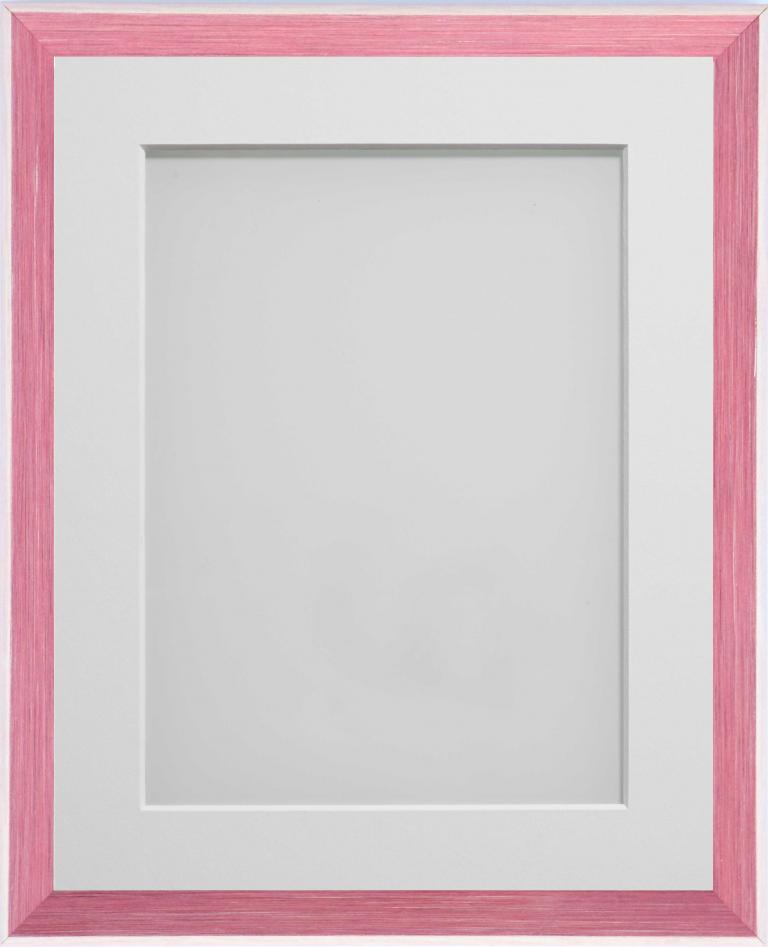 Two-tone Painted Wooden Frames For Prints, Pink - Landscape and Portrait Formats