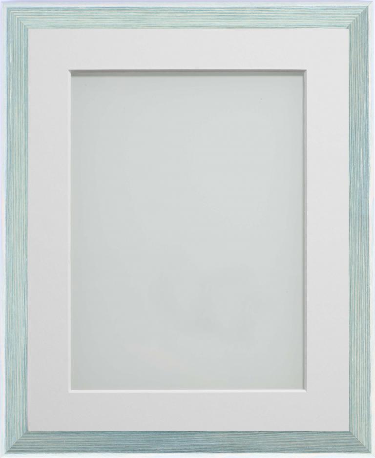 Two-tone Painted Wooden Frames For Prints, Green - Landscape and Portrait Formats