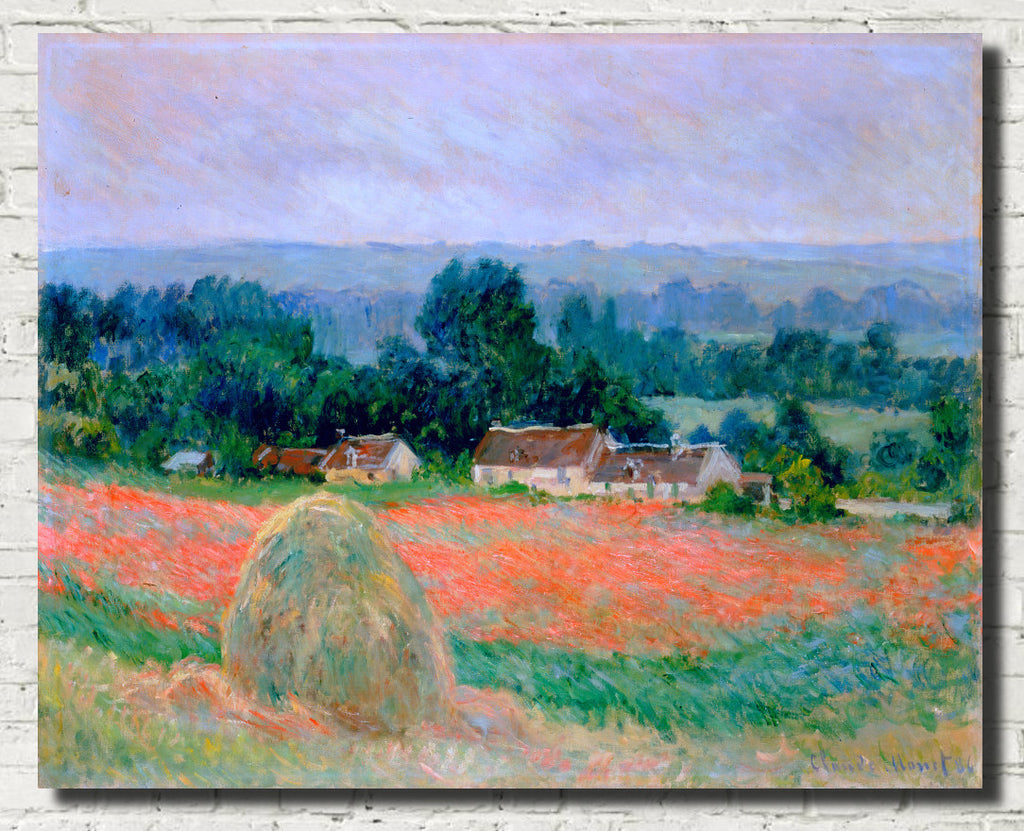 Claude Monet Fine Art Print, Haystack at Giverny