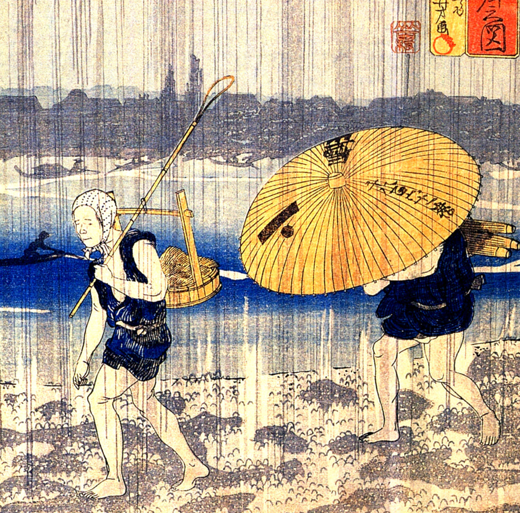 Utagawa Kuniyoshi, Japanese Fine Art Print, Heavy Rain