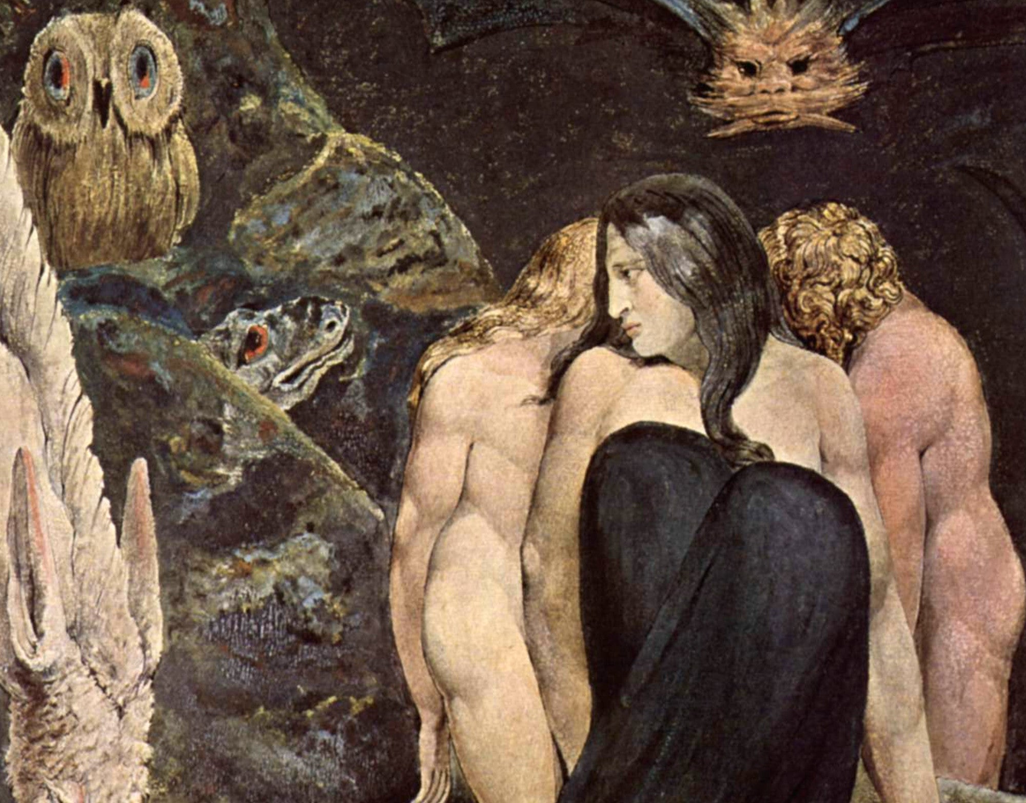 William Blake Fine Art Print, Hecate, Goddess of Magic