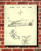 Helicopter Patent Print Military Pilot Blueprint Flying Poster - OnTrendAndFab