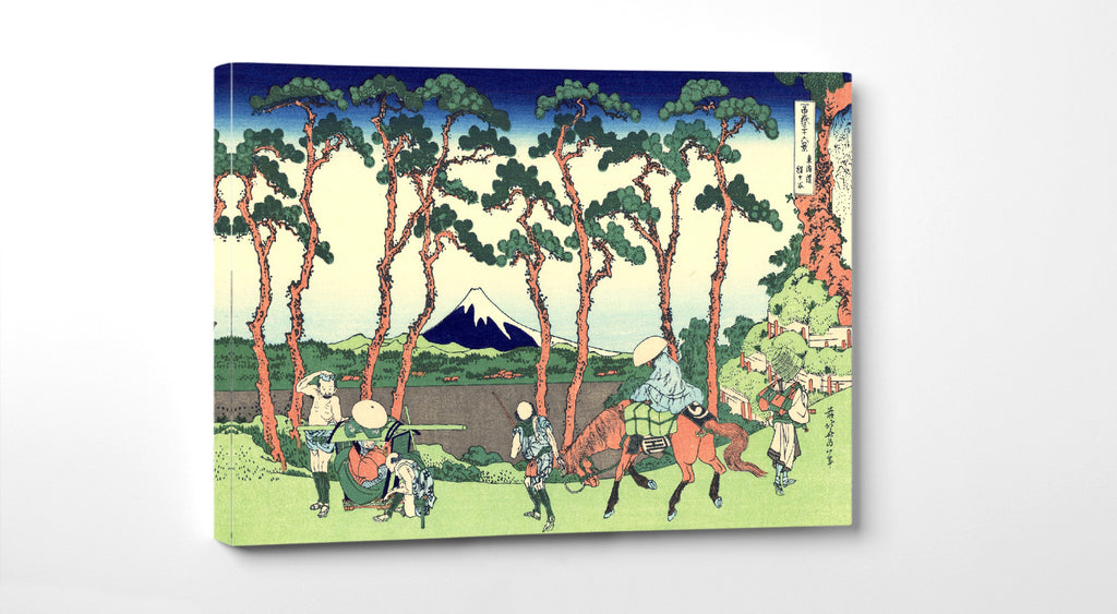 36 Views of Mount Fuji, Hodogaya on the Tokaido, Katsushika Hokusai, Japanese Print