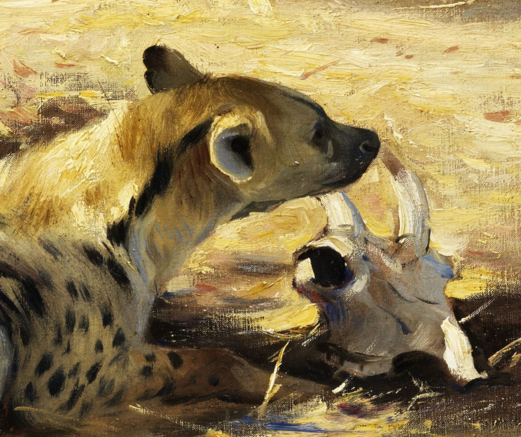 Friedrich Wilhelm Kuhnert Fine Art Print, Hyena