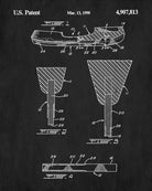 Ice Hockey Poster Skate Blade Patent Print Sports Blueprint