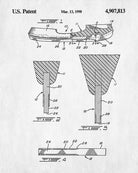 Ice Hockey Poster Skate Blade Patent Print Sports Blueprint