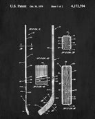  Ice Hockey Poster Stick Patent Print Sports Blueprint