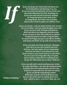If Poem by Rudyard Kipling, Typography Print